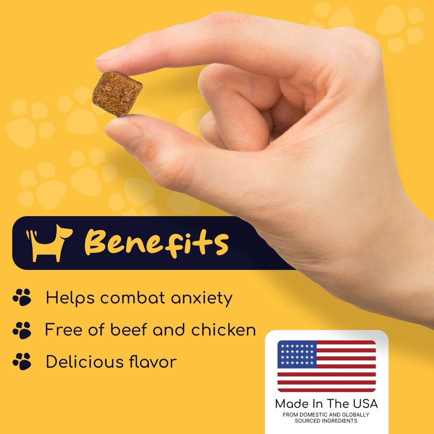 Chew + Heal - Healthy Pup Calming Soft Chews, Peanut Butter Bliss