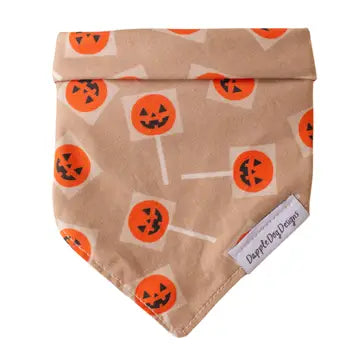Dapple Dog Designs - Pumpkin Lollipops Bandana